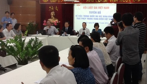 Hội Luật gia Việt Nam phản đối Trung Quốc đặt giàn khoan ở vùng biển Việt Nam - ảnh 1